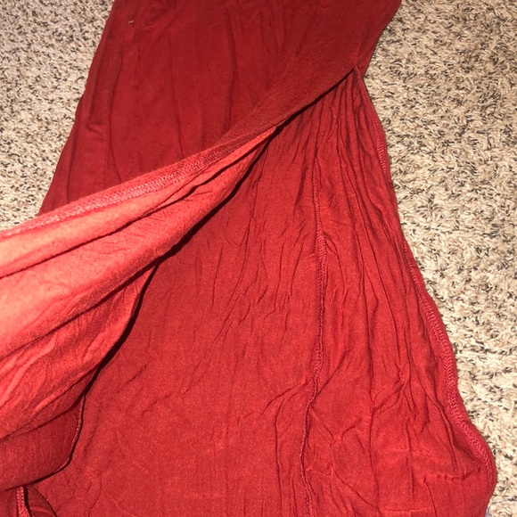 FOREVER 21 ORANGE MAXI SKIRT - Picture 3 of 3